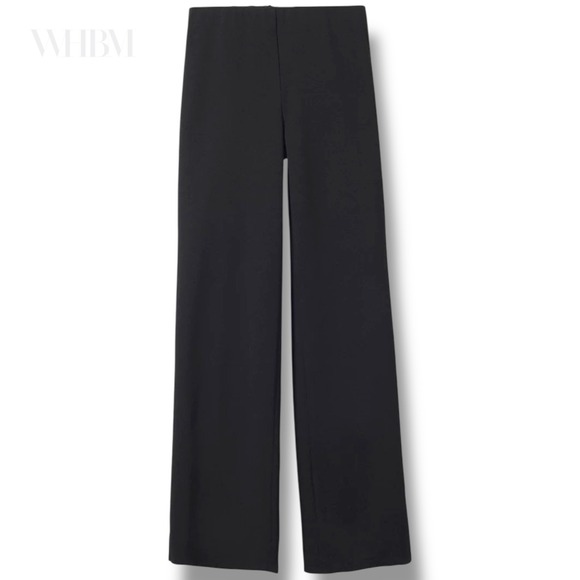 White House Black Market Pants - White House Black Market Wide Leg Trousers Black Size 0